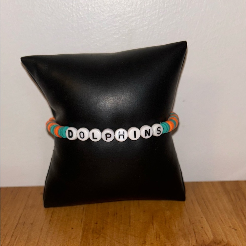 Miami Dolphins Heishi Bracelet